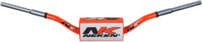 NEKEN 28,6MM ALU LENKER HANDLEBAR SFH CONICAL DESIGN K-BAR ORANGE WEISS