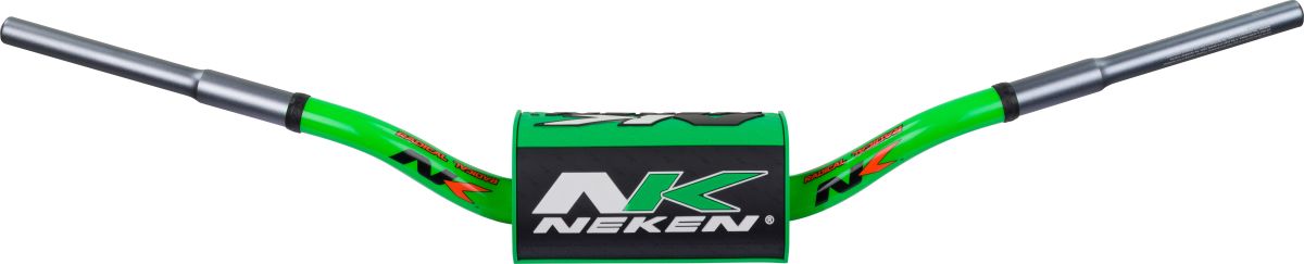 NEKEN 28,6MM ALU LENKER HANDLEBAR SFH CONICAL DESIGN YAMAHA YZ YZF GRÜN SCHWARZ