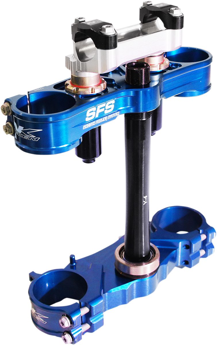 NEKEN SFS TRIPLE CLAMP GABELBRÜCKE KAWASAKI KXF 250 14-20 BLAU
