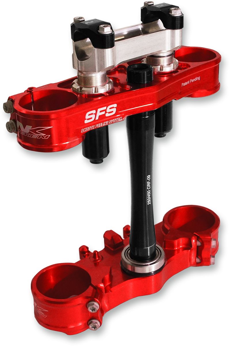 NEKEN SFS TRIPLE CLAMP GABELBRÜCKE HONDA CRF 250 14-17 / 450 13-16 ROT