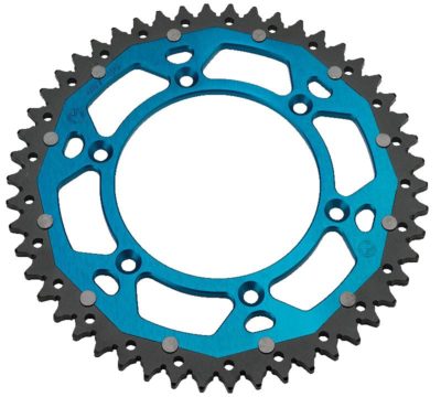 MOOSE KETTENRAD CHAINWHEEL DUAL BLAU für Husqvarna CR WR 125 250 81-13