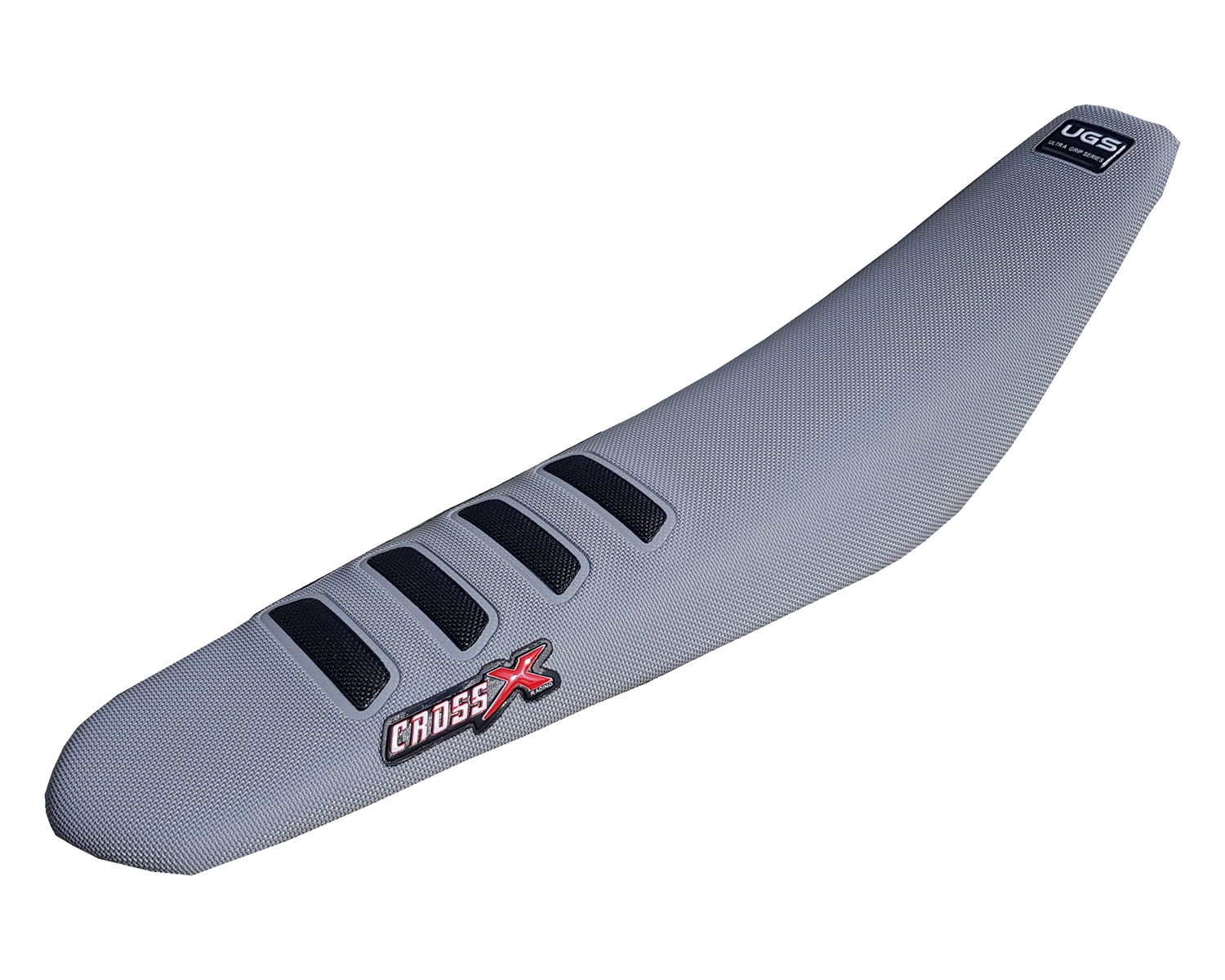 CrossX Sitzbezug UGS-WAVE für KTM SX(F) 19-22 EXC(F) 20-23 Grau Schwarz