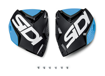 Sidi CF2 shin plate Black-Light Blue