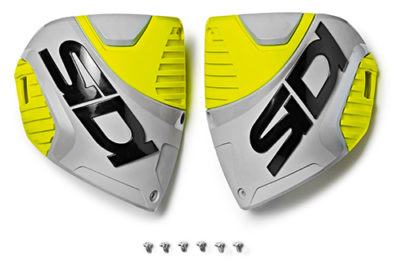 Sidi CF3 shin plate Ash-Yellow Fluo