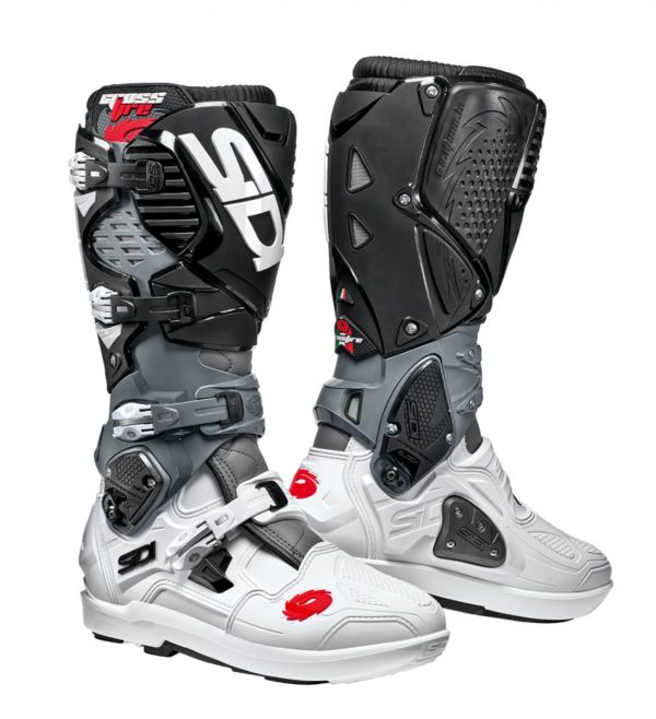 SIDI CROSSFIRE 3 SRS STIEFEL BOOTS White-Grey-Black