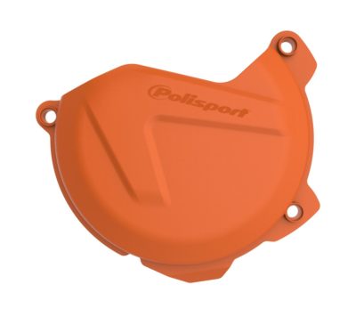 POLISPORT Kupplungsdeckel Clutch Cover Protektor PROTECTOR für KTM EXC-F 250 12-16 ORANGE