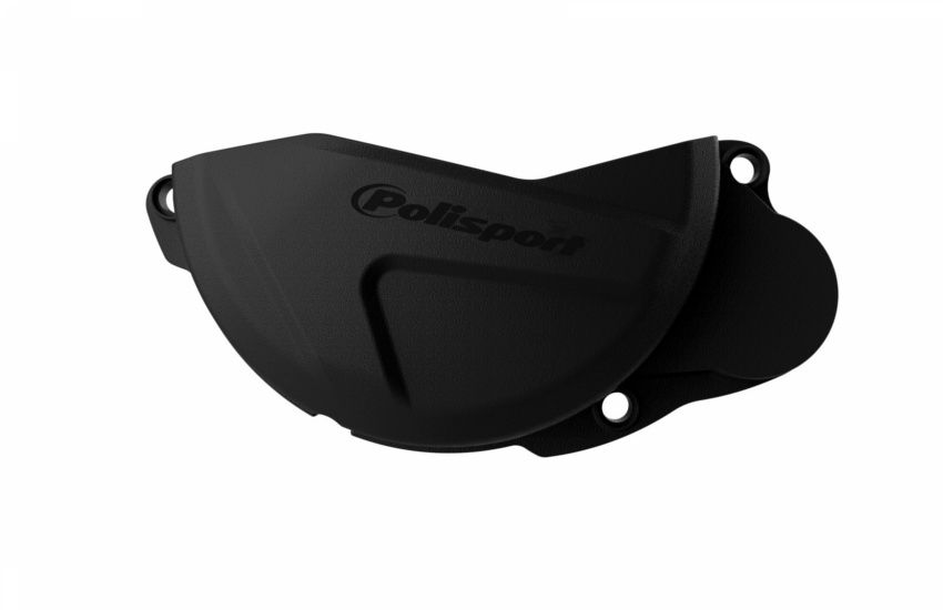 POLISPORT Kupplungsdeckel Clutch Cover Protektor PROTECTOR YAMAHA YZ 125 08-20 BLACK