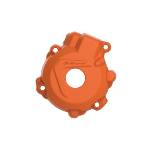 POLISPORT Zündungsdeckel Ignition Cover Protektor für KTM EXC-F 250 19- ORANGE