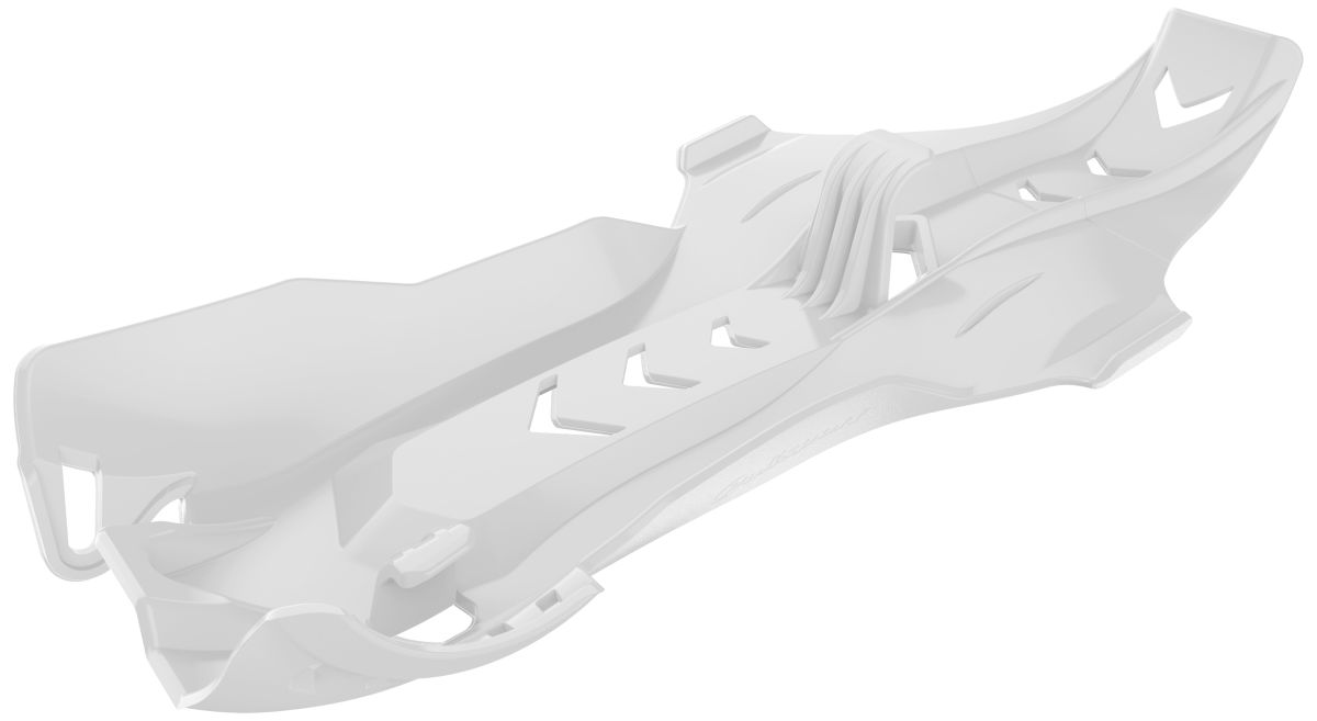 POLISPORT SKID PLATES W/LINKAGE KIT für KTM EXC 250 06 WHITE