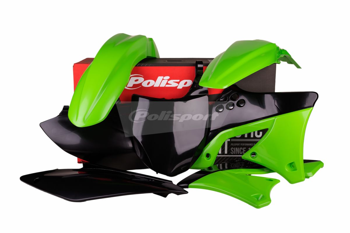 POLISPORT PLASTIKKIT PLASTIKSATZ KAWASAKI KXF 250 09-12 OEM12