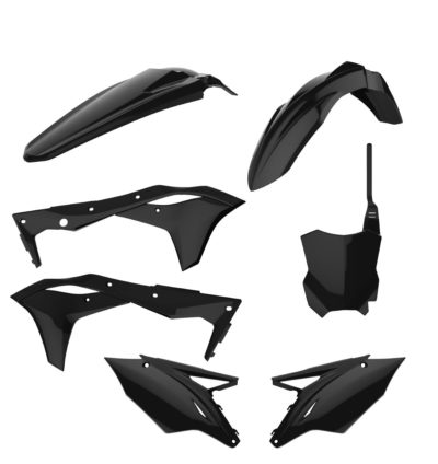 POLISPORT PLASTIKKIT PLASTIKSATZ KAWASAKI KXF 250 17- BLACK