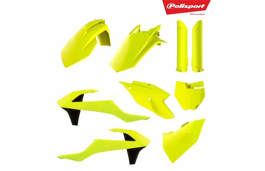 POLISPORT PLASTIKKIT PLASTIKSATZ für Husqvarna TC/FC 250 16-18 FLUO YELLOW