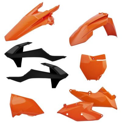 POLISPORT PLASTIKKIT PLASTIKSATZ für KTM EXC/EXCF 250 300 350 450 17-19 OEM17