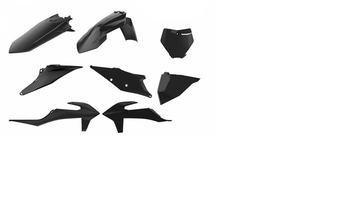 POLISPORT PLASTIKKIT PLASTIKSATZ für KTM SX 125 19-20 BLACK