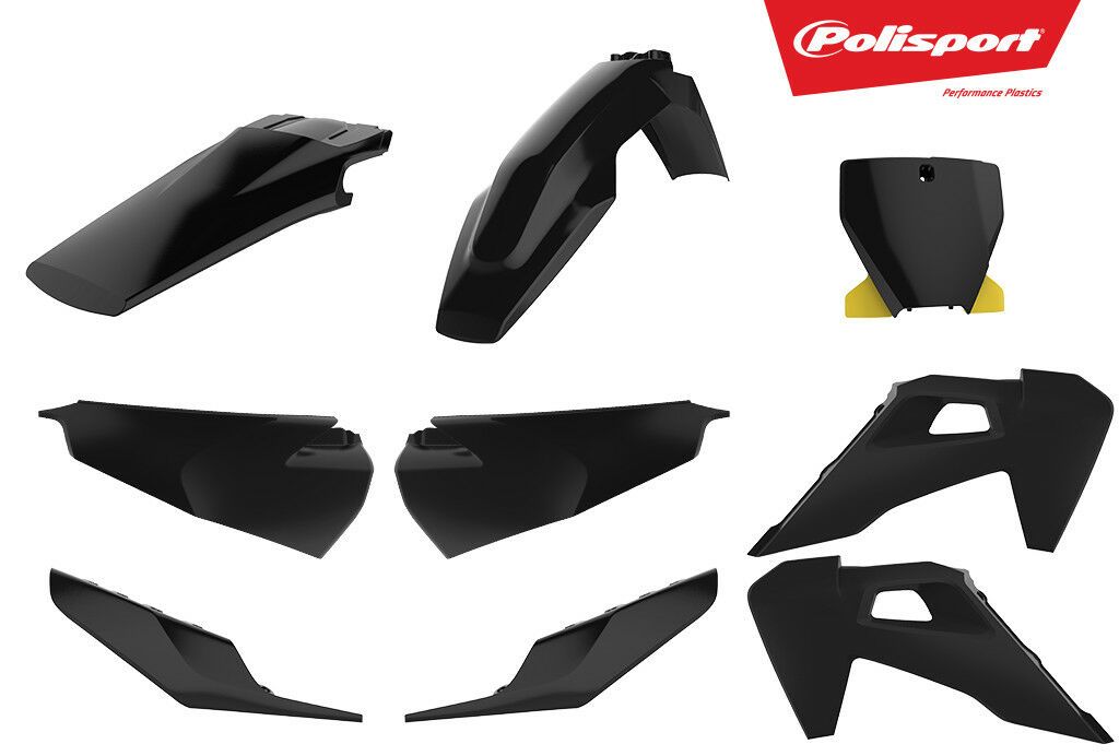 POLISPORT PLASTIKKIT PLASTIKSATZ für Husqvarna FC 250 19- BLACK
