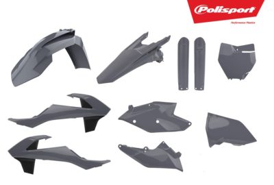 POLISPORT PLASTIKKIT PLASTIKSATZ für KTM SX 125 250 350 450 16-18 GREY