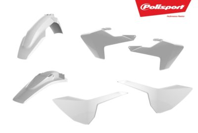POLISPORT PLASTIKKIT PLASTIKSATZ für Husqvarna FE 250 17-19 WHITE