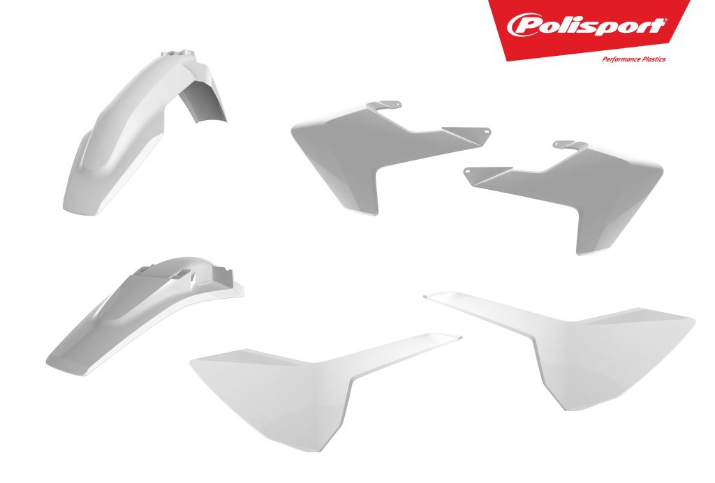 POLISPORT PLASTIKKIT PLASTIKSATZ für Husqvarna FE 250 17-19 WHITE