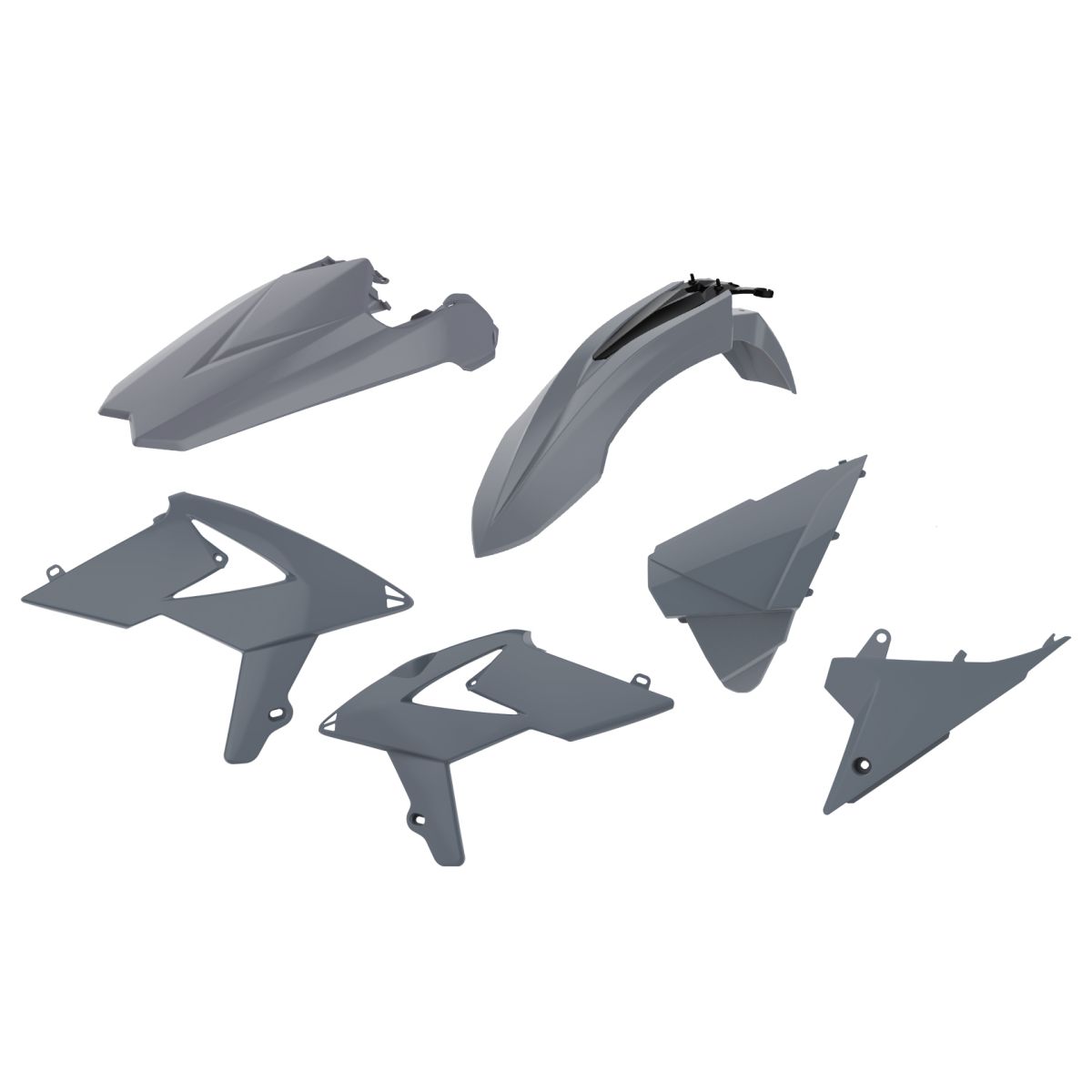 POLISPORT PLASTIKKIT PLASTIKSATZ BETA RR 250 18-21 GREY