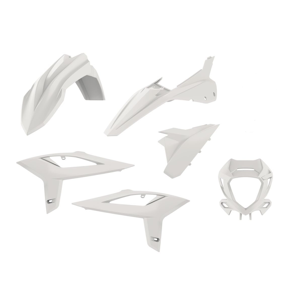 POLISPORT PLASTIKKIT PLASTIKSATZ BETA RR 250 20-21 WHITE