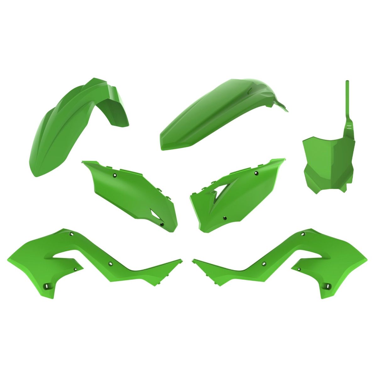 POLISPORT PLASTIKKIT PLASTIKSATZ KAWASAKI KX 125 03-08 OE