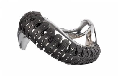 POLISPORT PIPE GUARD ARMADILLO BLACK