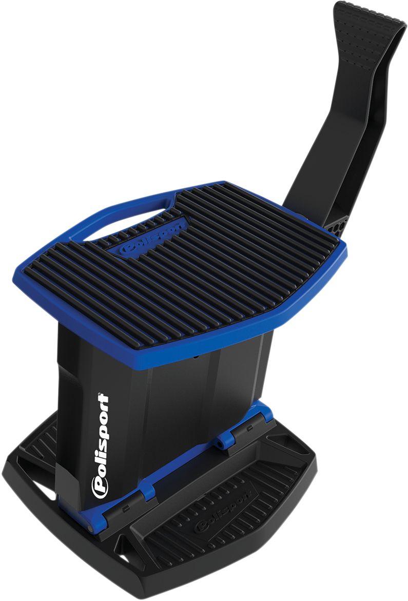 POLISPORT PIT LIFT BIKE STAND FOLDABLE POLISPORT LOGO BLUE/BLACK
