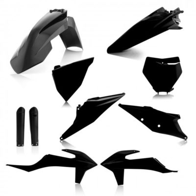 ACERBIS PLASTIKKIT PLASTIKSATZ für KTM SX 125 250 350 450 19-21 SCHWARZ