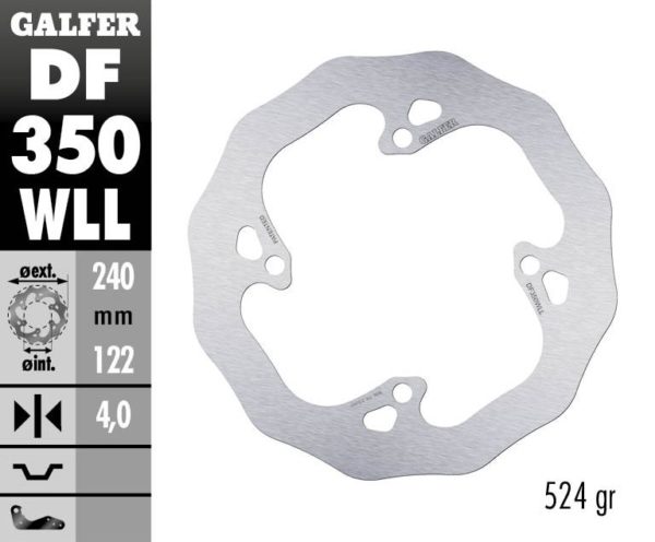 GALFER BRAKE DISC BREMSSCHEIBE FIXED WAVE SO 240MM SUZUKI RM-Z 250 450 05-13