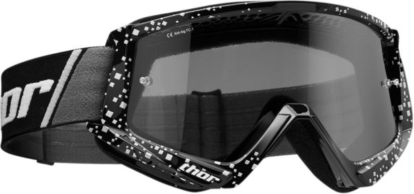 THOR BRILLE GOGGLE COMBAT SAND BLAST OFFROAD MOTOCROSS SCHWARZ