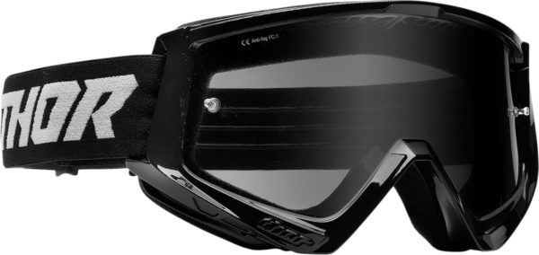 THOR BRILLE GOGGLE COMBAT SAND OFFROAD MOTOCROSS SCHWARZ