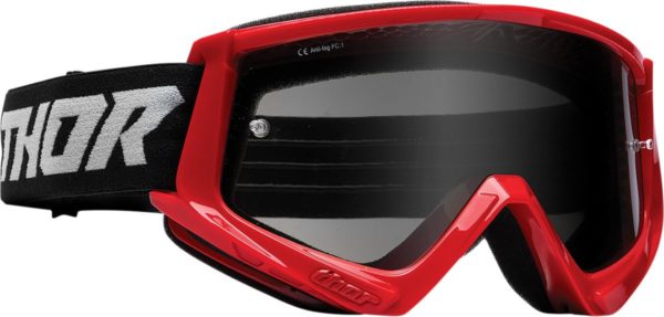 THOR BRILLE GOGGLE COMBAT SAND OFFROAD MOTOCROSS ROT/GRAU