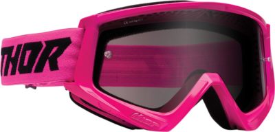 THOR BRILLE GOGGLE COMBAT SAND OFFROAD MOTOCROSS FLUO PINK