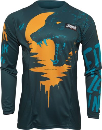 THOR JERSEY PULSE YOUTH COUNTING SHEEP TANGERINE/TEAL