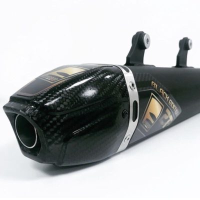 Fresco Schalldämpfer KTM EXC SX / Husqvarna TE 250 300 20- Carbon Black Edition