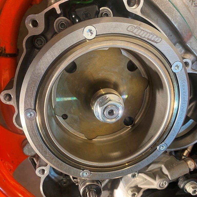 Cippito Industries Flywheel Weight Polrad Gewicht für KTM EXC / für Husqvarna TE Enduro 250 300 17-