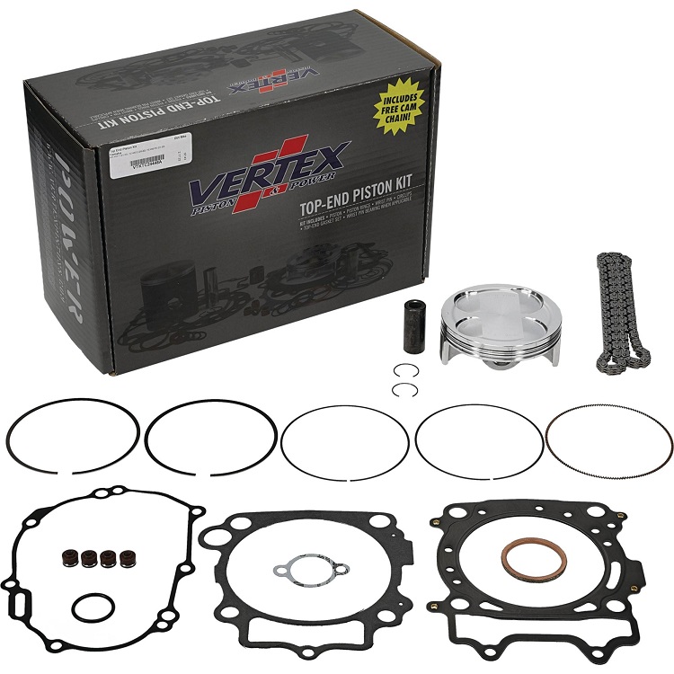 Vertex Top End Kolben Kit YAMAHA YZ 450F 20-22, WR 450F 21-23, Fantic XEF/XXF 450 22- A Maß 96,95