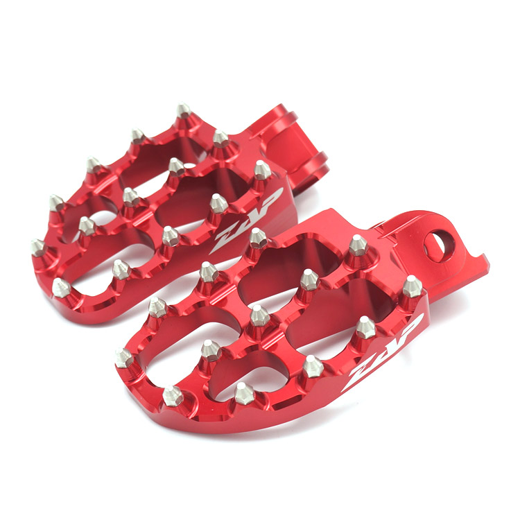 ZAP E-Peg Fußrasten für KTM 690, für Husqvarna 701, für GasGas 700 Rot