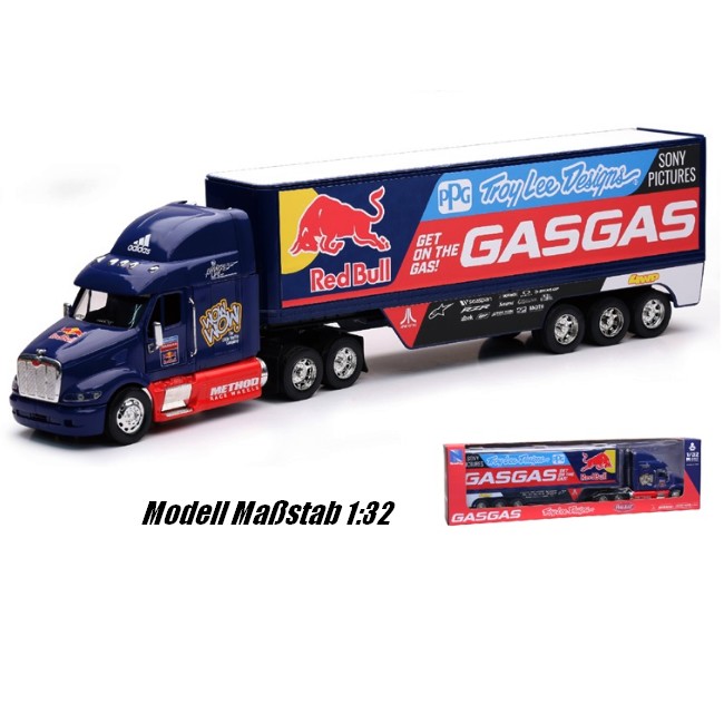 NewRay Truck LKW Red Bull Troy Lee Designs GasGas 1:32