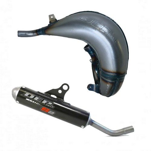 DEP Krümmer + Schalldämpfer 2 Stroke für KTM SX 85 / für Husqvarna TC 85 25- / Silver